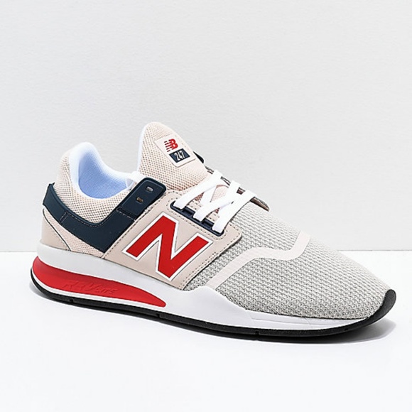 New Balance Other - New Balance Lifestyle 247 Grey, White & Red Shoes